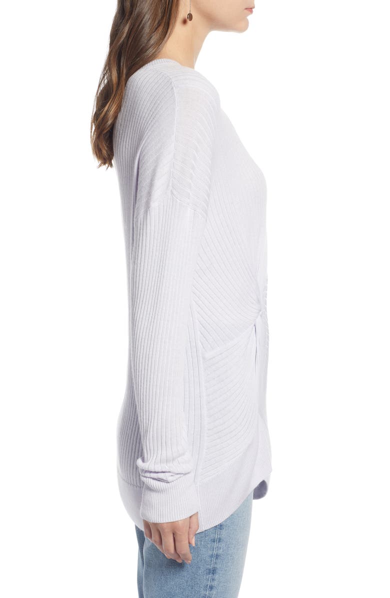 Something Navy Knot Detail Pullover, Alternate, color, 