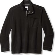 Tommy Bahama Sea Brook Textured Fleece Quarter Snap Pullover