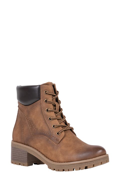 Tamara Water Resistant Faux Leather Bootie