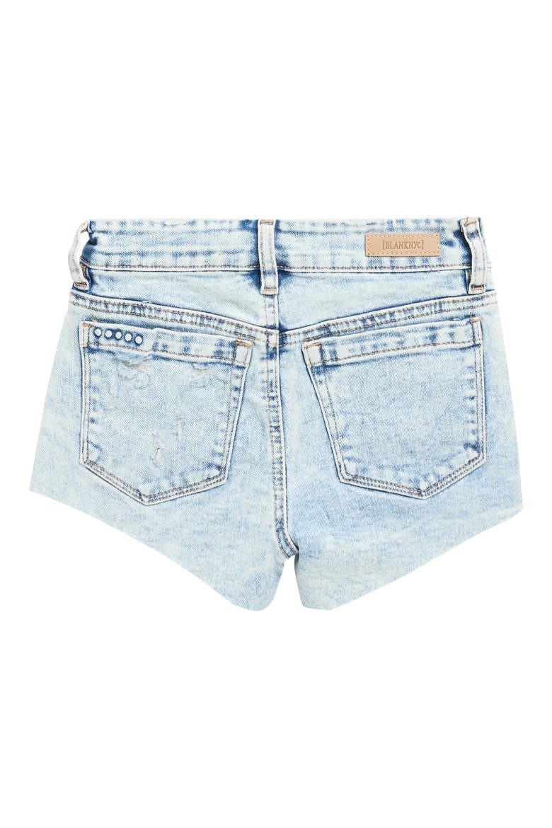 Kids' Cut Off Denim Shorts, Alternate, color, BLUE