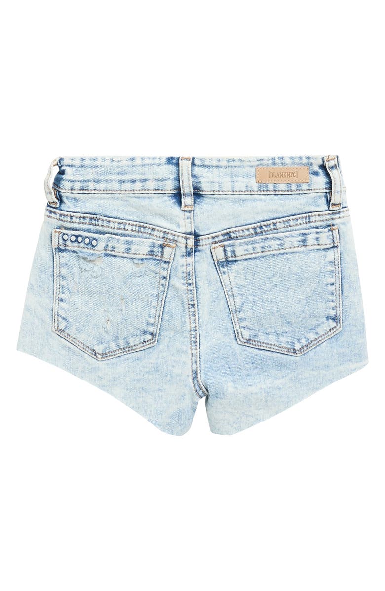 BLANKNYC Kids' Cut Off Denim Shorts, Alternate, color, Blue