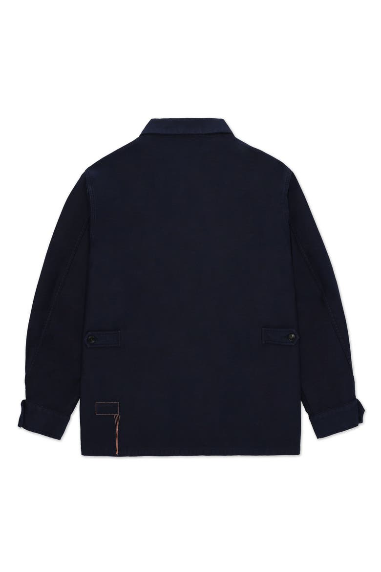Jungle Cotton Pocket Jacket, Alternate, color, BLUE