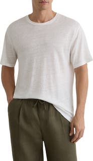 Reiss Langley Linen T-Shirt