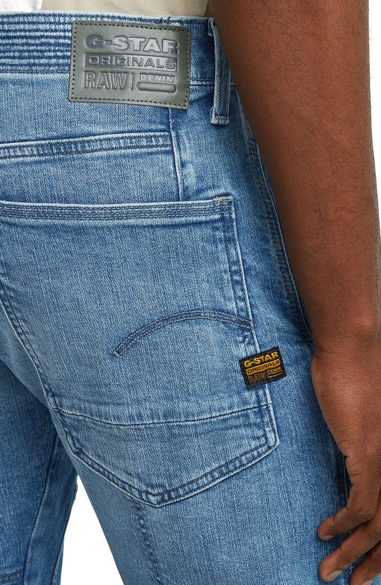 G-STAR Diver 3D Slim Fit Jeans, Alternate, color, Antique Faded Uniform Blue