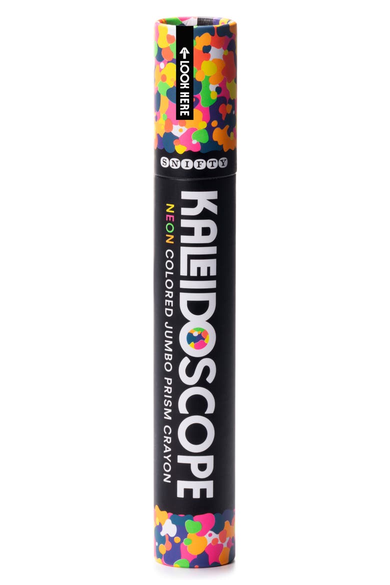 Kaleidoscope Neon Colored Jumbo Prism Crayon, Main, color, MULTI