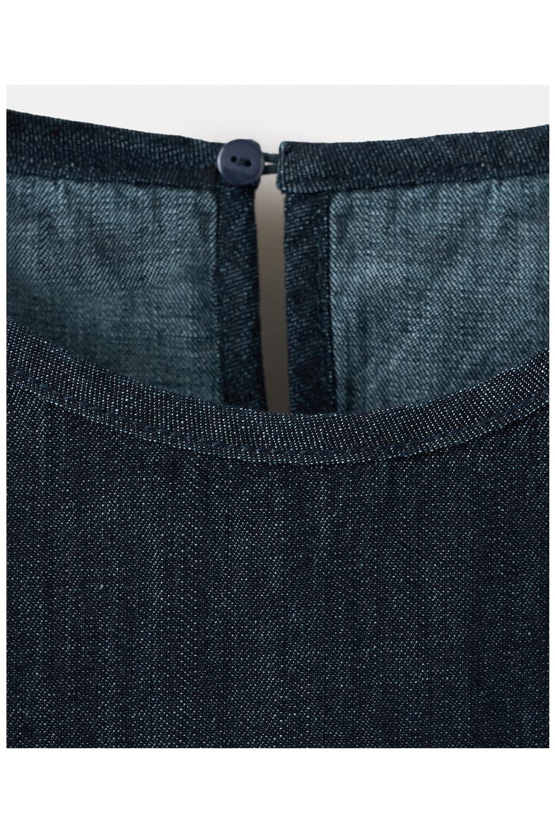 Sleeveless Denim Top, Alternate, color, BLUE