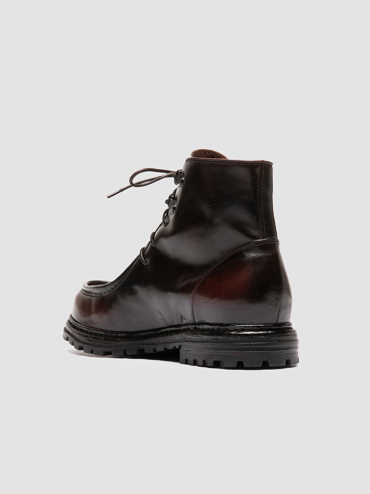 Officine Creative Volcov 010 Leather Lace-Up Boots, Alternate, color, Burgundy