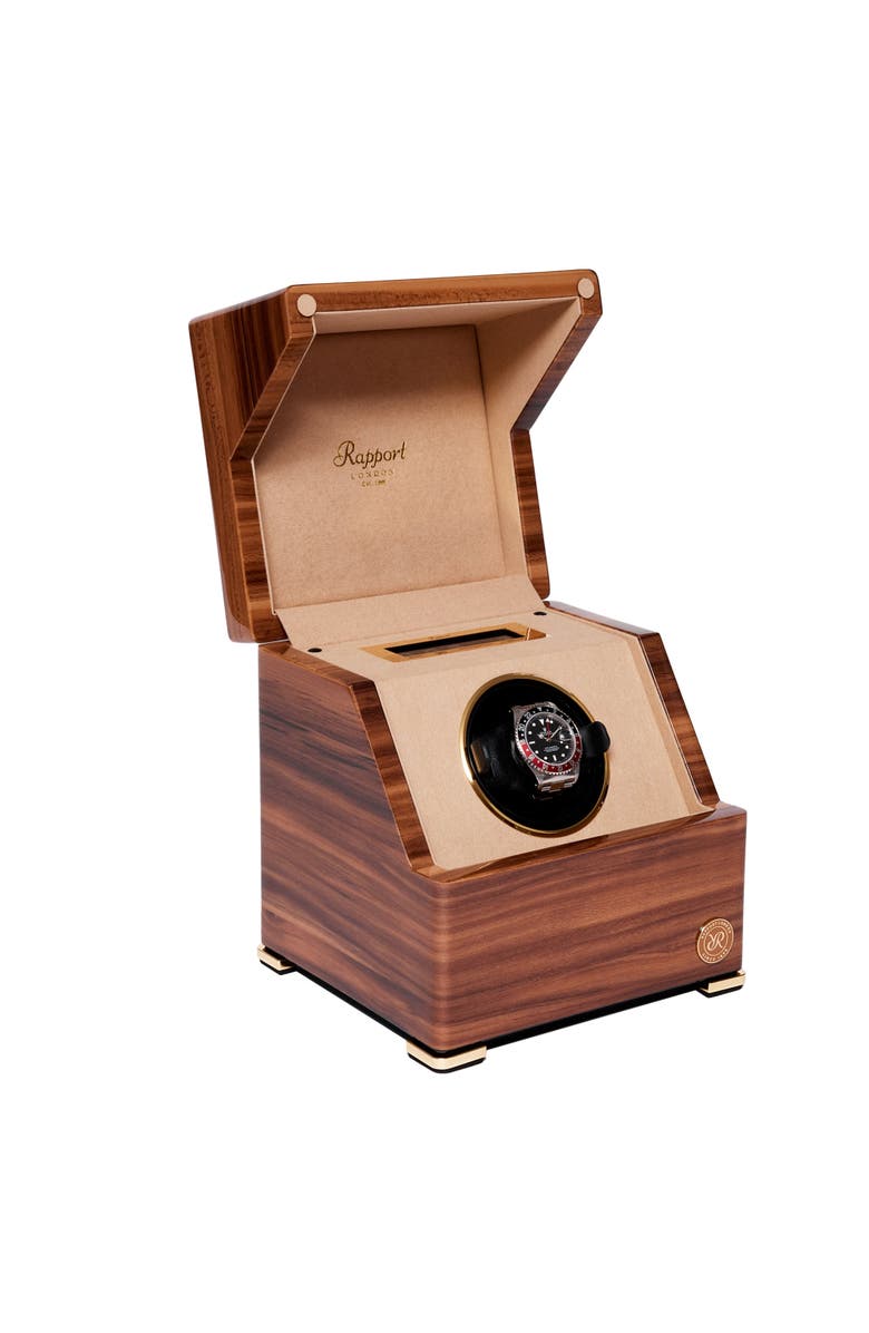 Rapport London PERPETUA SINGLE WATCH WINDER, Alternate, color, Walnut