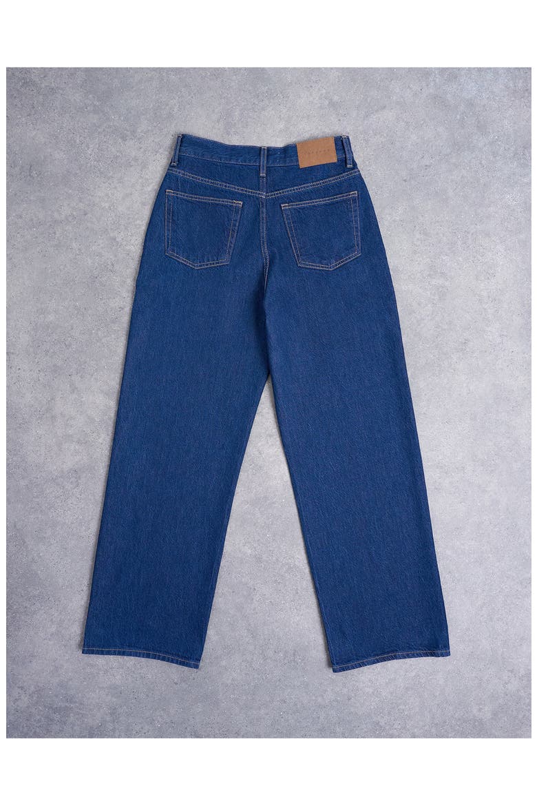 Column Mid Rise Jeans, Alternate, color, MEDIUM BLUE