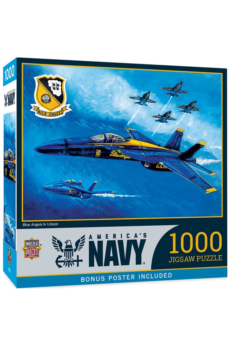 US Navy Blue Angels 1000 Piece Puzzle, Main, color, Multicolor