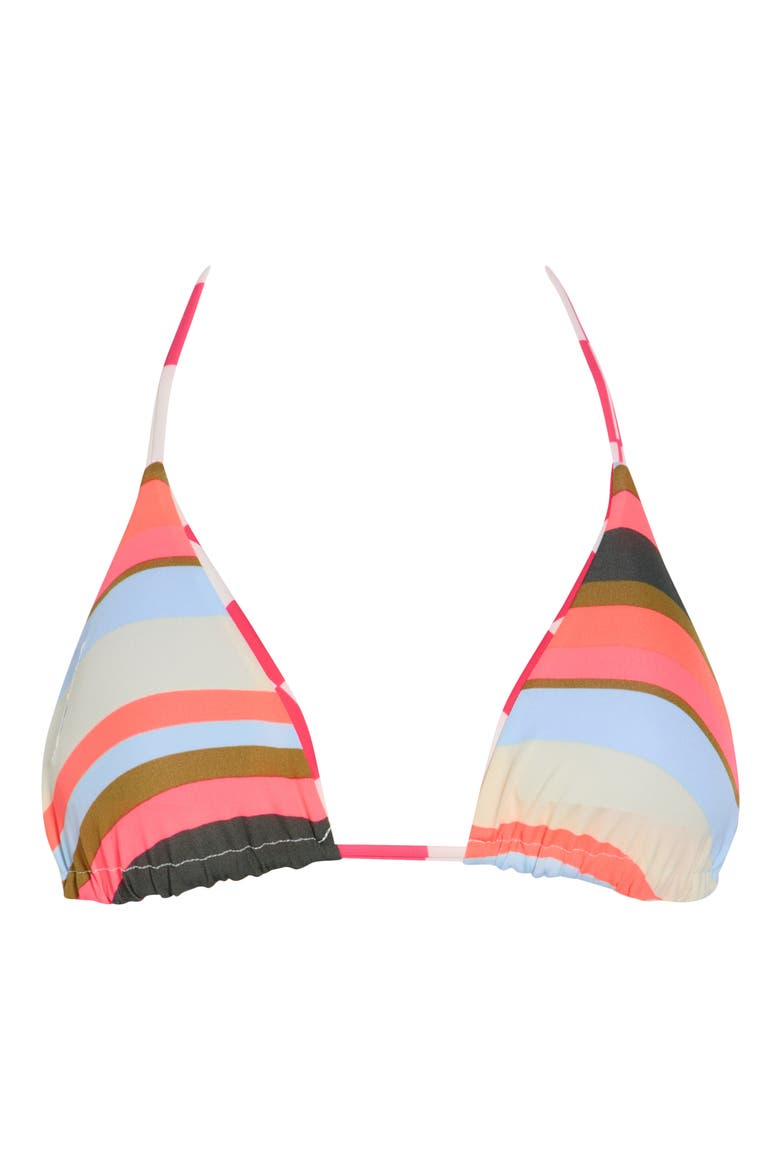 Balmy Reversible Bikini Top, Alternate, color, RED