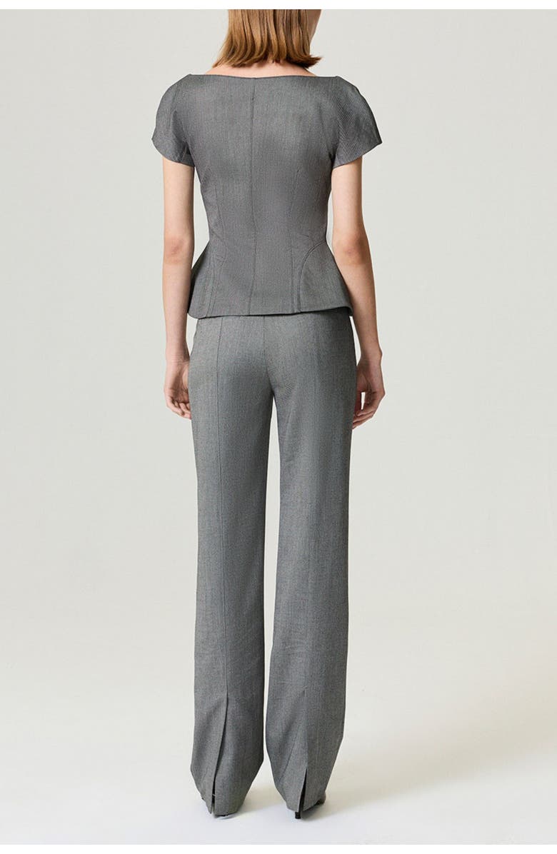 Nocturne Double-Breasted V-Neck Tailored Vest, Alternate, color, 