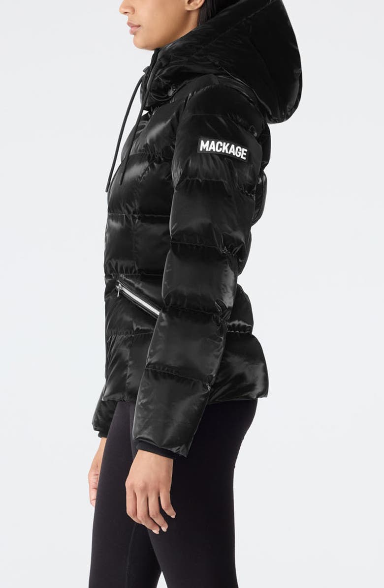 Mackage Madalyn Down Puffer Jacket, Alternate, color, Black