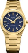 MIDO Multifort 8 One Crown Automatic Goldtone Bracelet Watch, 40mm
