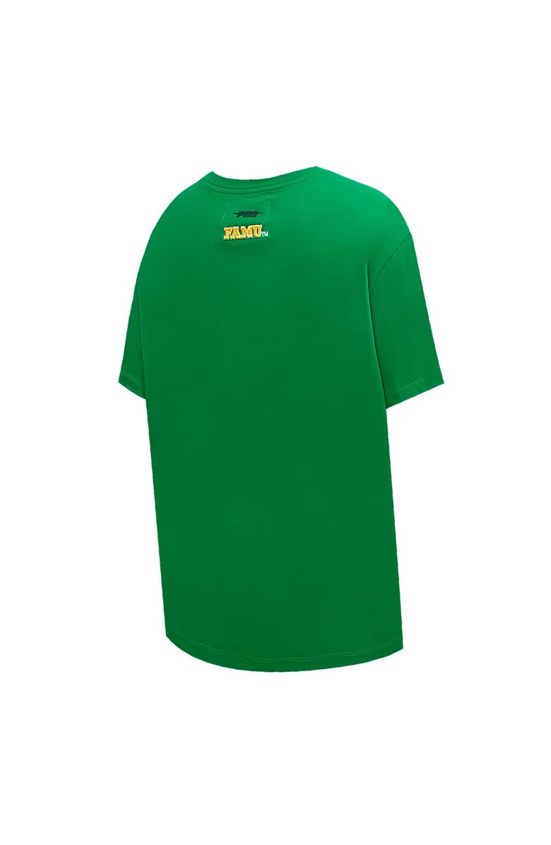 PRO STANDARD Women's Pro Standard Green Florida A&M Rattlers Script Tail Oversized Boyfriend T-Shirt, Alternate, color, Green