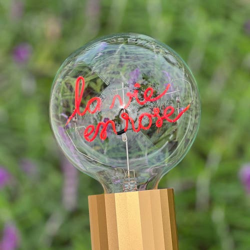 Mitb Rose Portable Table Lamp In Yellow