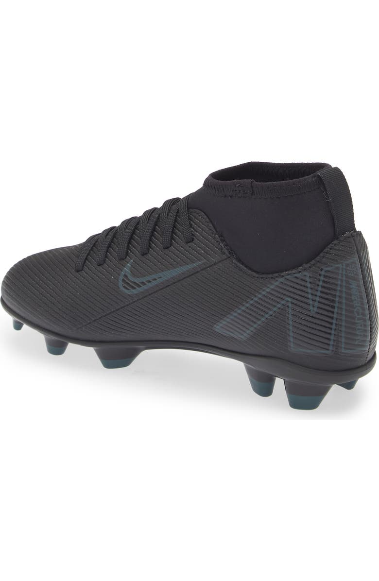 Nike Kids' Jr. Superfly 10 Club Soccer Cleat, Alternate, color, Black/ Black/ Deep Jungle