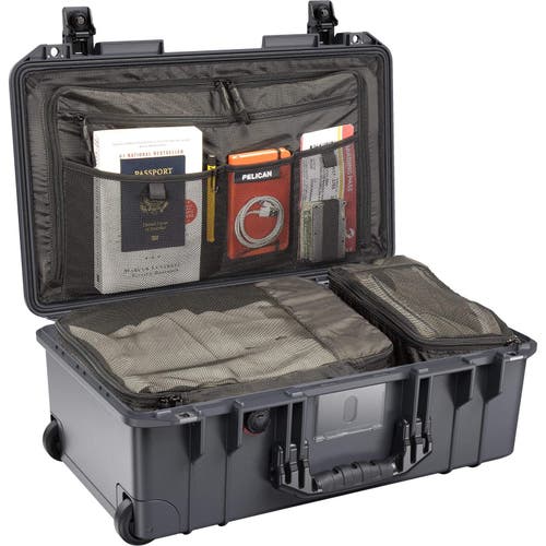 Pelican Air 1535 2 Wheeled Hard Case Carry On Luggage In Gray