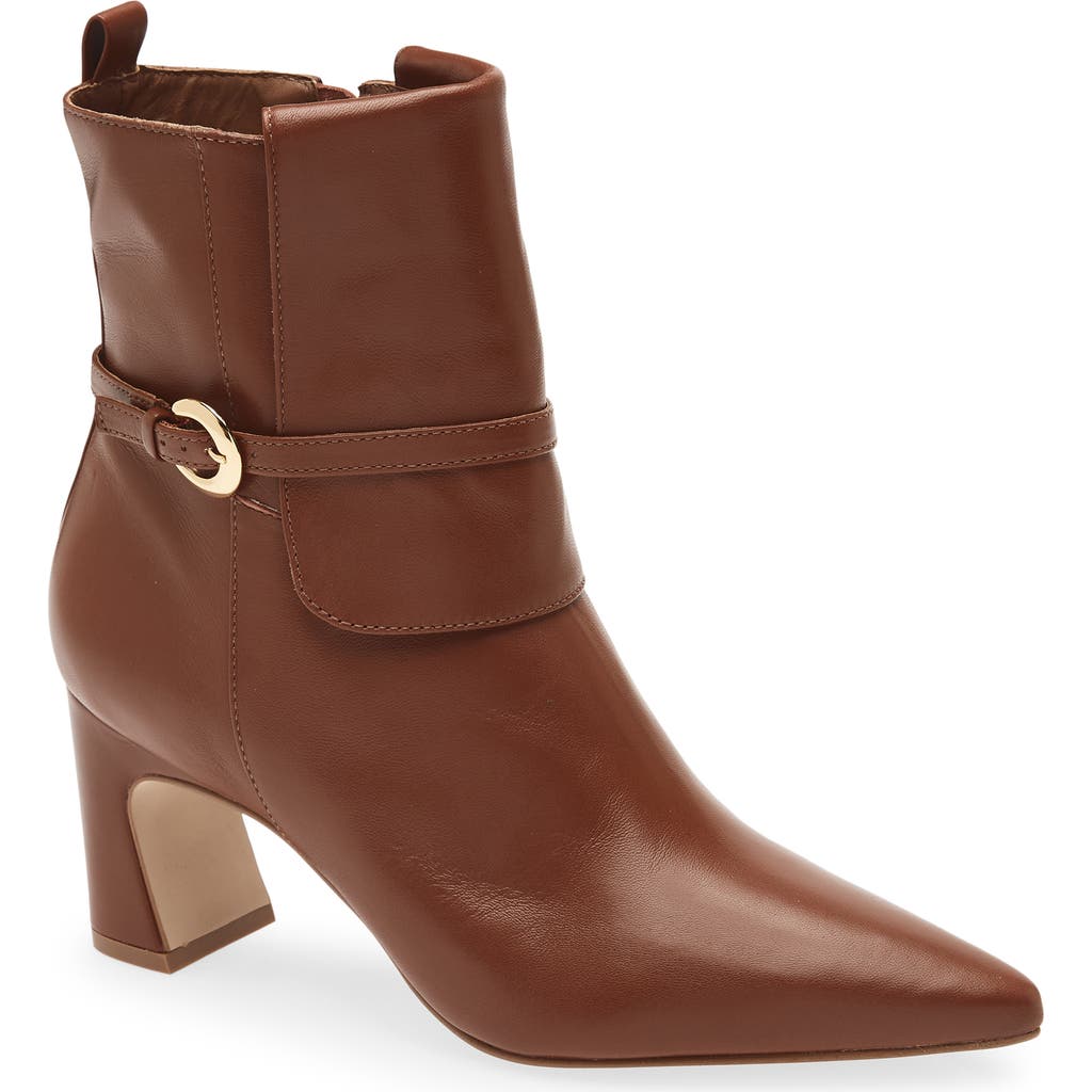 Koko + Palenki Viggo Buckle Strap Bootie In Brown