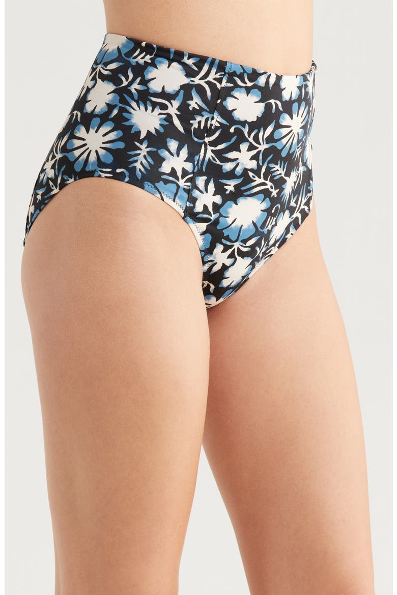 Zahara High Waist Bikini Bottoms, Alternate, color, SUN PRINT