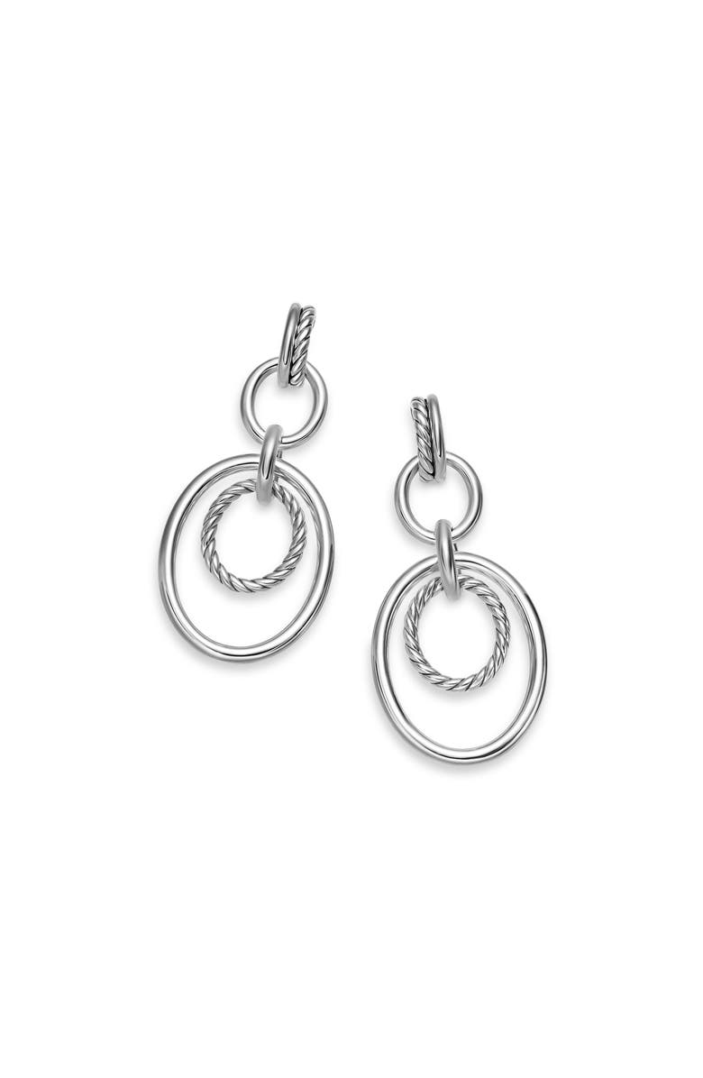 David Yurman DY Mercer<sup>®</sup> Mobile Drop Earrings in Sterling Silver, 65.7mm, Alternate, color, Diamond