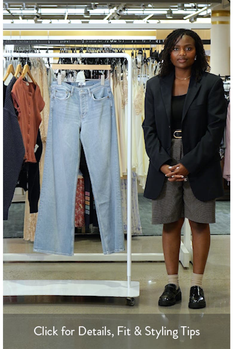 Mid Rise Embellished Appliqué Wide Leg Jeans video