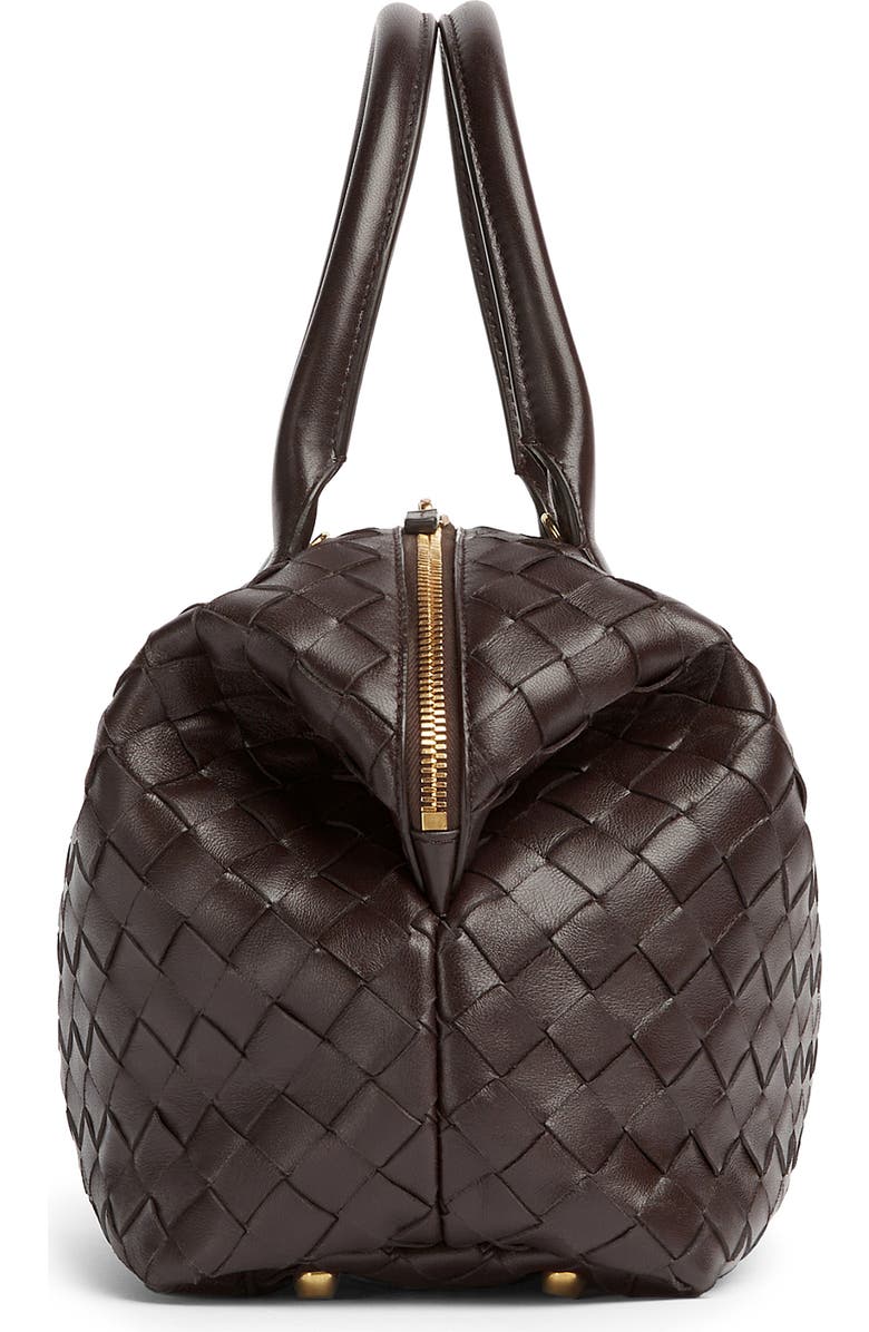 Bottega Veneta Medium Bauletto Intreciatto Leather Satchel, Alternate, color,