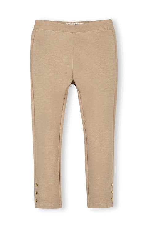 Kids' Button Cuff Ponte Pant