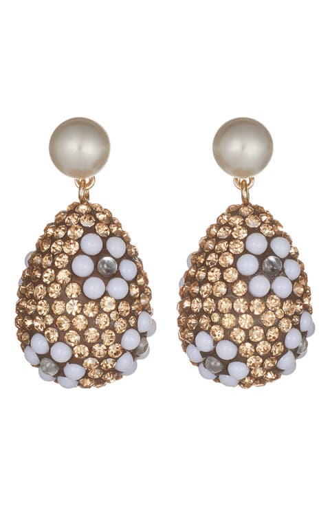 Curiosity Crystal Drop Earrings
