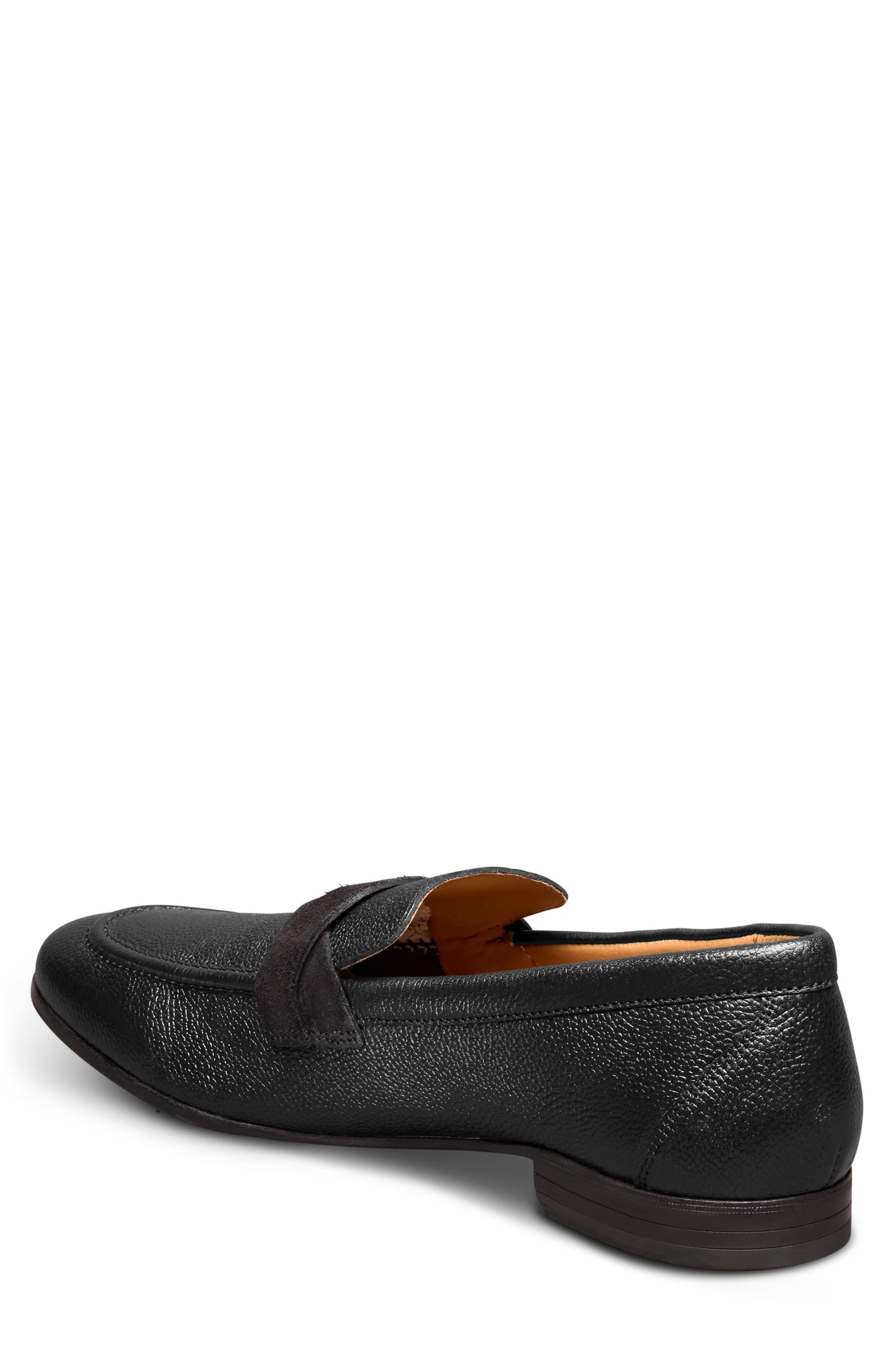 Allen Edmonds Lawrence Apron Toe Loafer, Alternate, color, Black