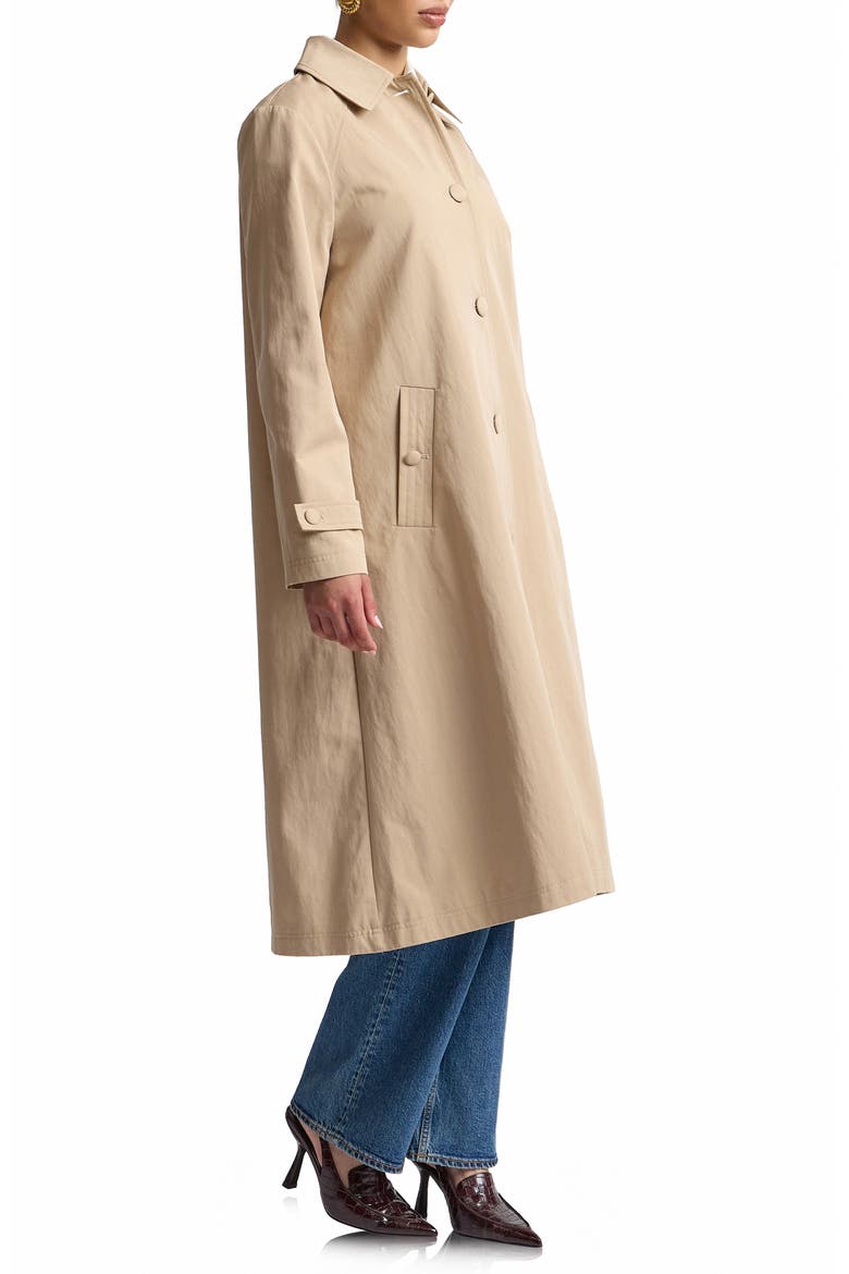 Oversize Trench Coat, Alternate, color, BIRCH