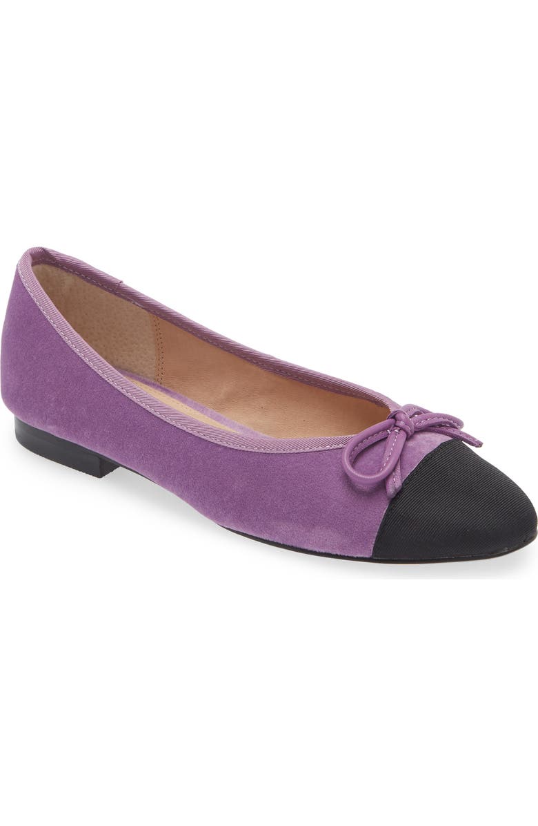 Steve Madden Ellison Cap Toe Ballet Flat, Main, color,