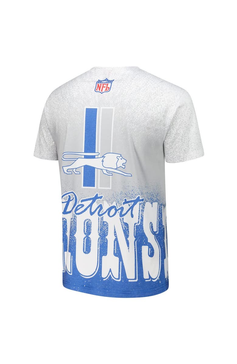Mitchell & Ness Men's Mitchell & Ness White Detroit Lions Team Burst Vintage Logo T-Shirt, Alternate, color, White