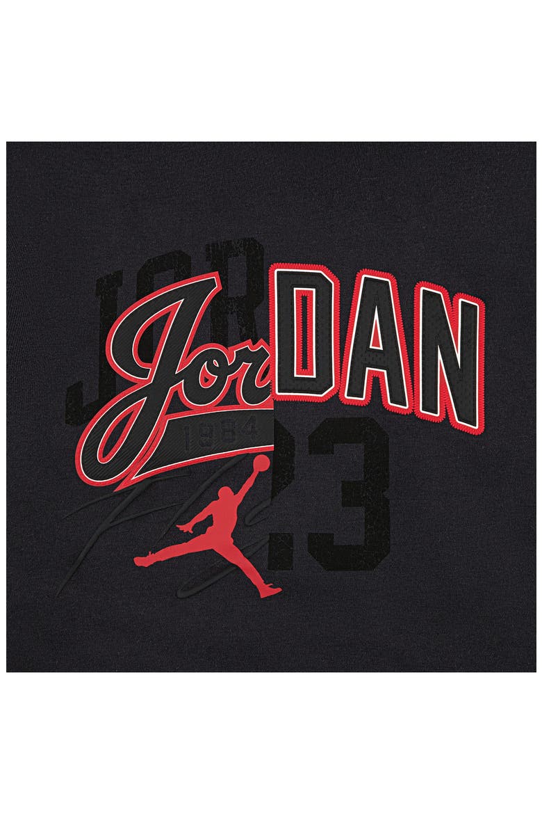 Kids' Varsity Hoodie, Alternate, color, OFF NOIR