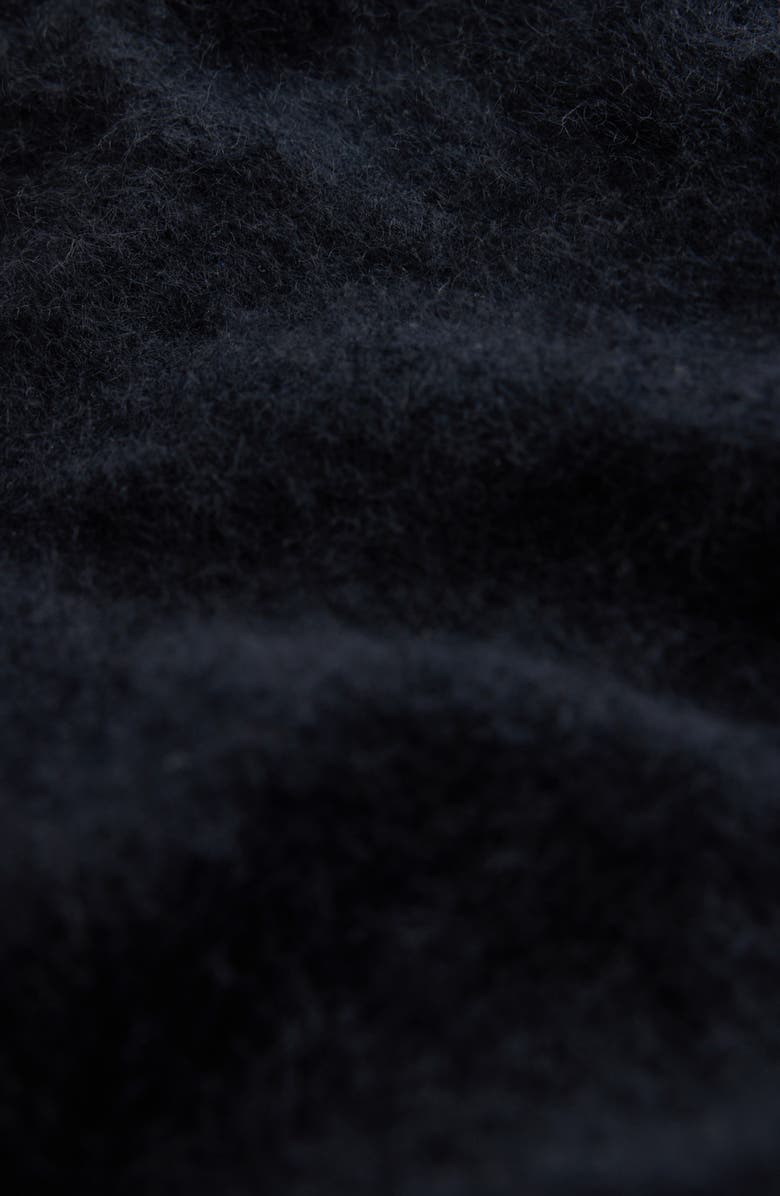 John Varvatos Catherine Cashmere Zip Hoodie, Alternate, color, Black