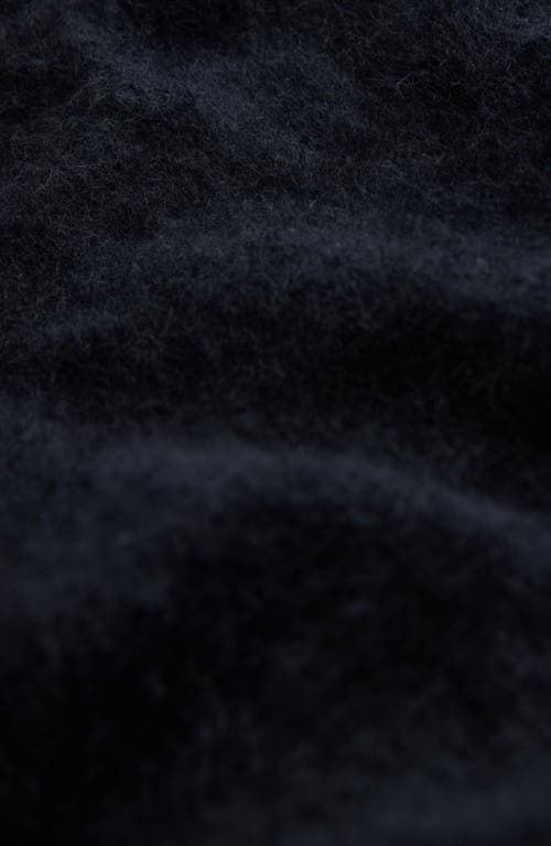John Varvatos Catherine Cashmere Zip Hoodie In Black