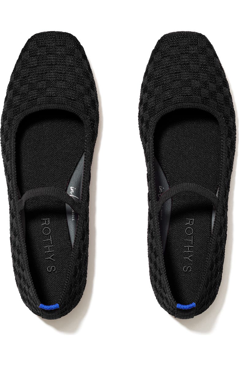 Rothy's The Max Square Mary Jane, Main, color, Black Sand