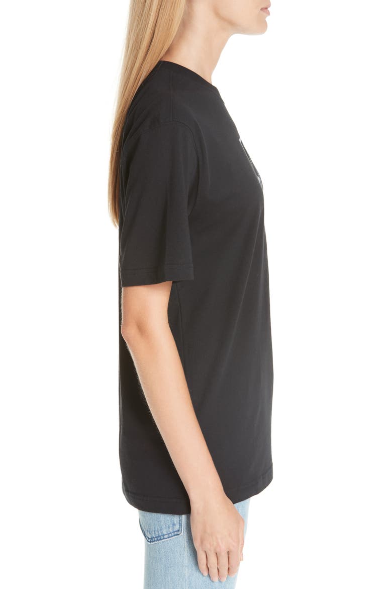 Horoscope T-Shirt, Alternate, color, BLACK/ AQUARIUS