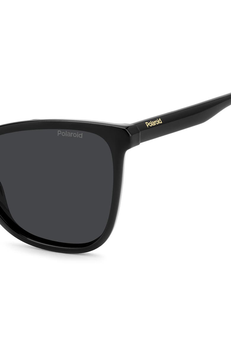 Polaroid 55mm Polarized Cat Eye Sunglasses, Alternate, color, 