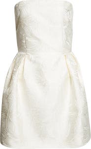 Ramy Brook Ever Jacquard Strapless Minidress