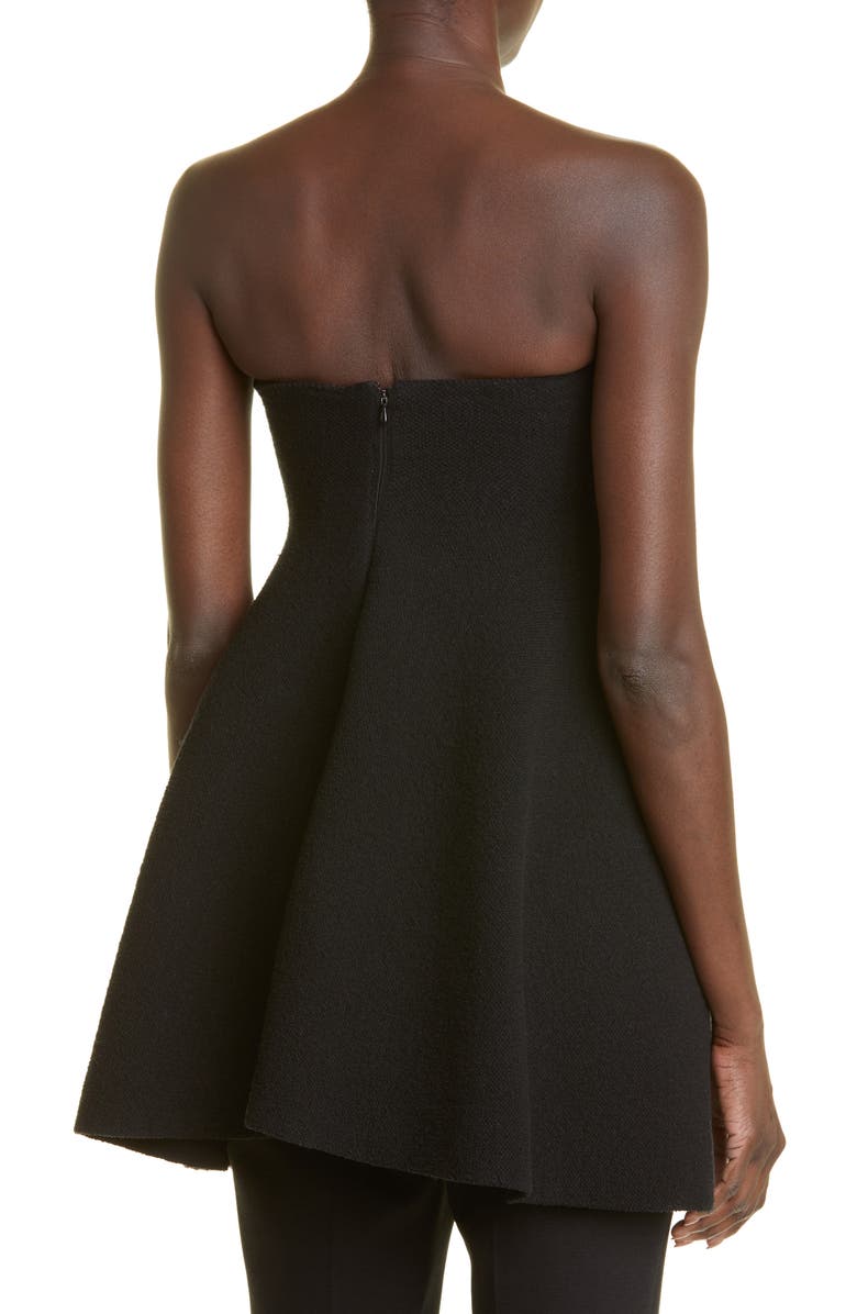 Proenza Schouler Strapless Bouclé Minidress, Alternate, color,