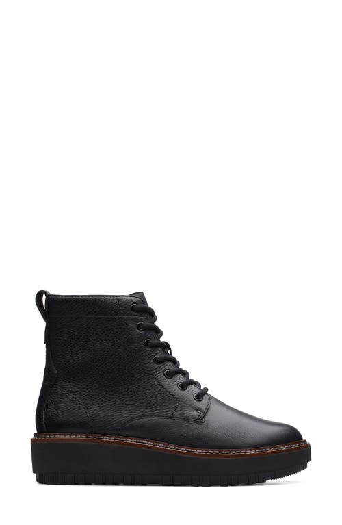 Clarks Orianna Lace-up Boot In Black