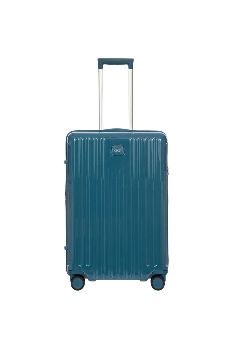 Positano Hardside Expandable 27" Medium Checked Spinner Luggage, Main, color, Sea Green