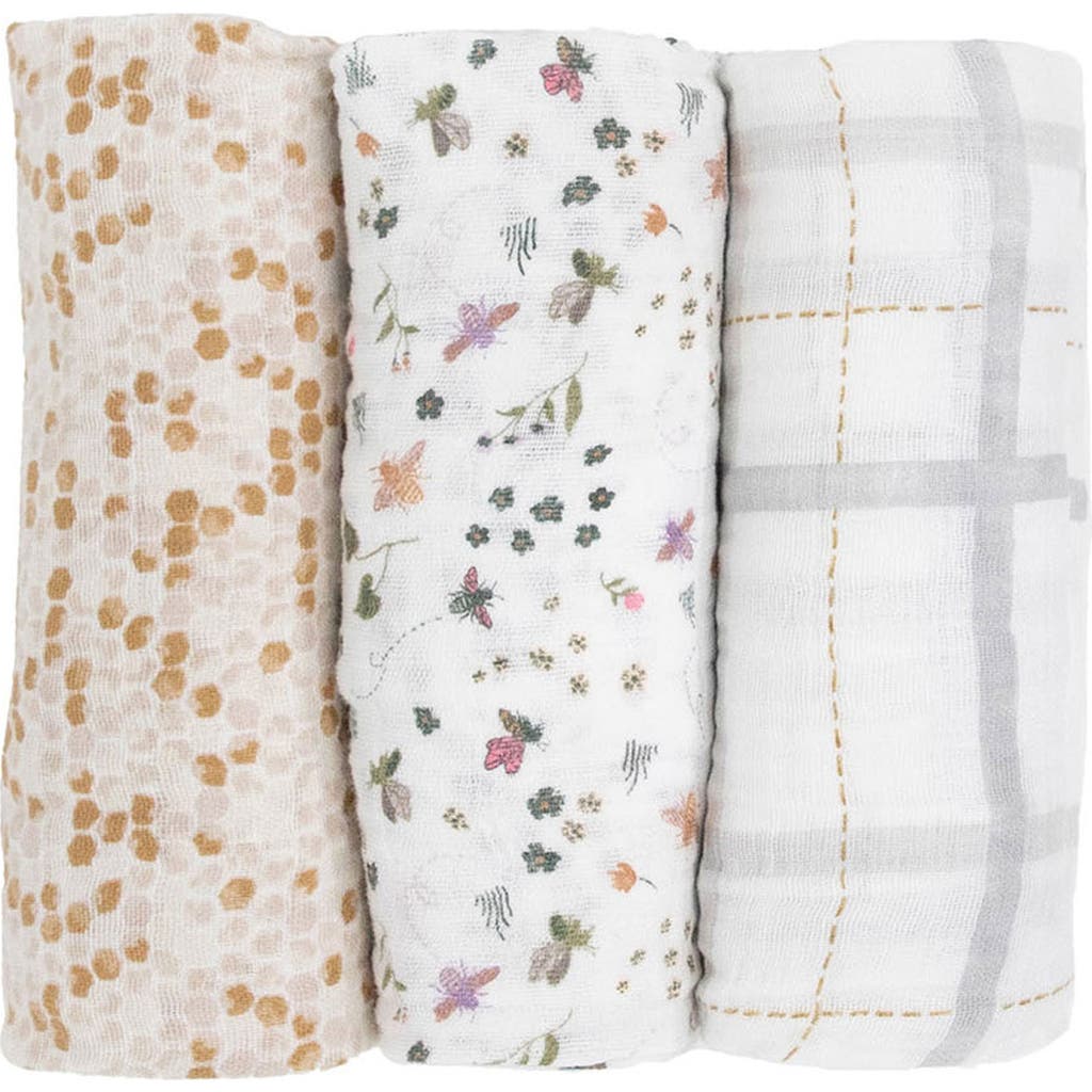 Little Unicorn 3-pack Cotton Muslin Swaddle Blankets