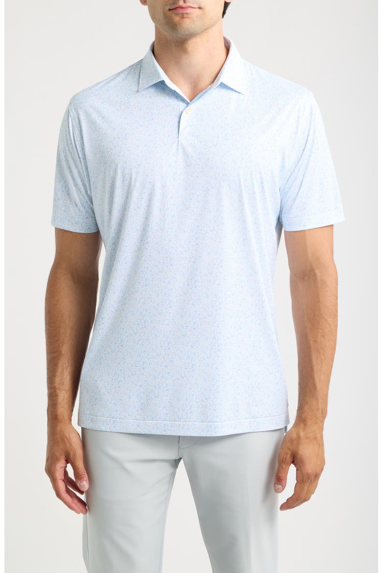 Water Hazard Featherweight Performance Polo, Main, color, BLUE/ WHITE