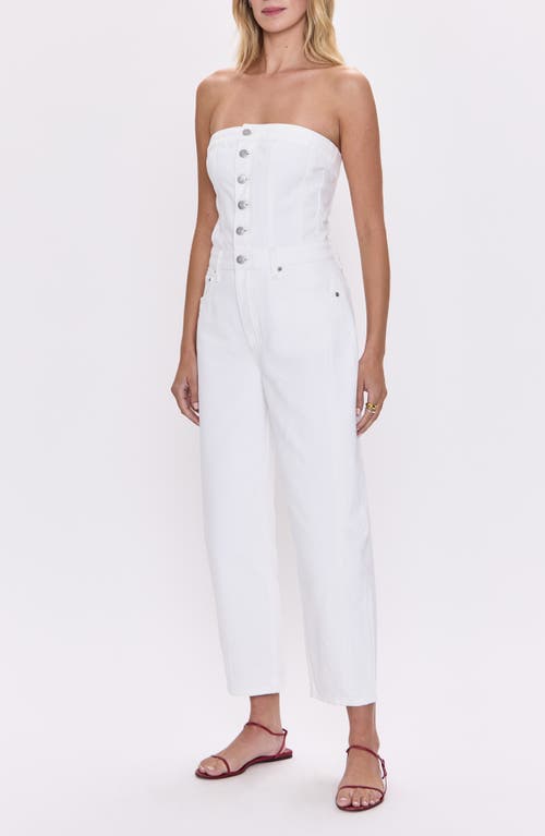 PISTOLA PISTOLA DAPHINE STRAPLESS DENIM JUMPSUIT