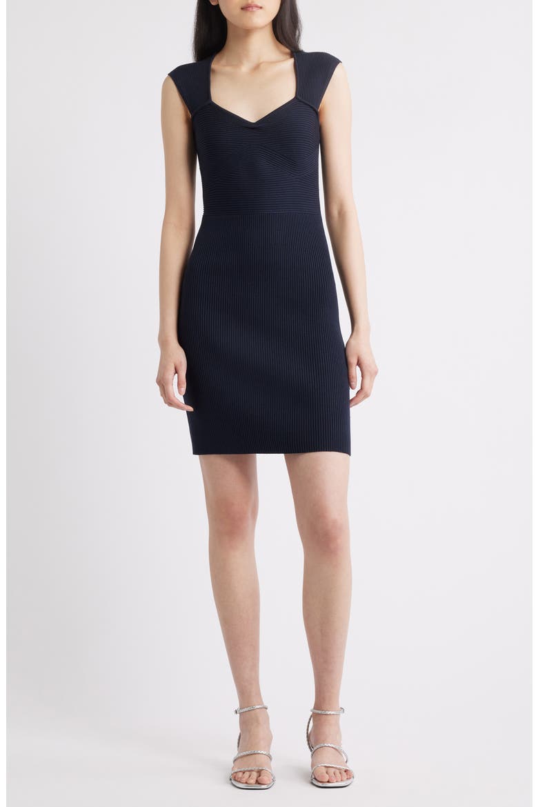 Forberts Rib Body-Con Dress, Main, color, DK BU