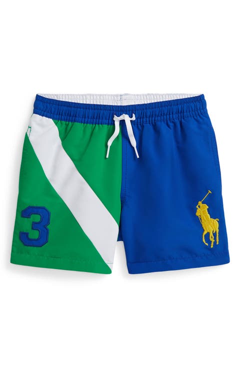 Kids' Print Swim Trunks