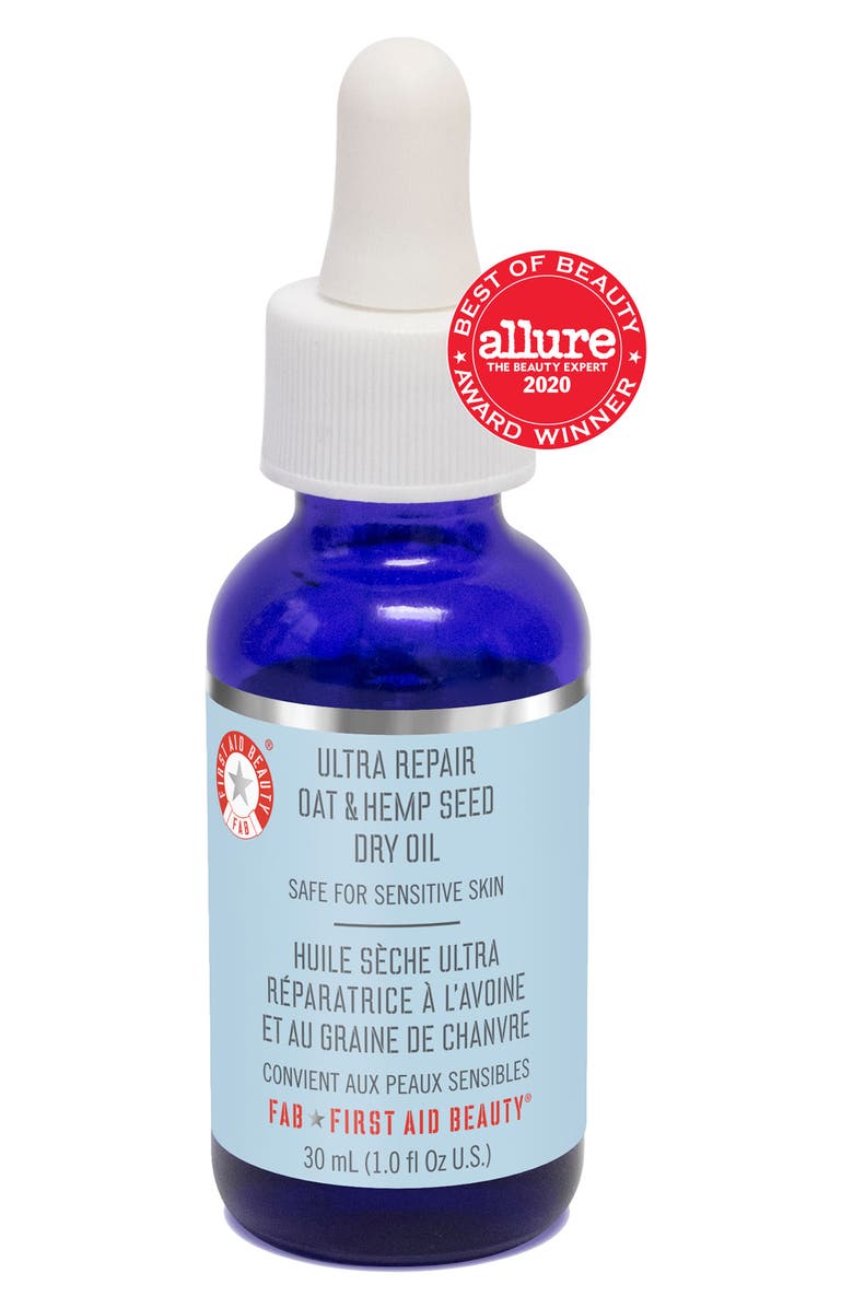 First Aid Beauty Ultra Repair Oat & Hemp Seed Dry Oil, Alternate, color,
