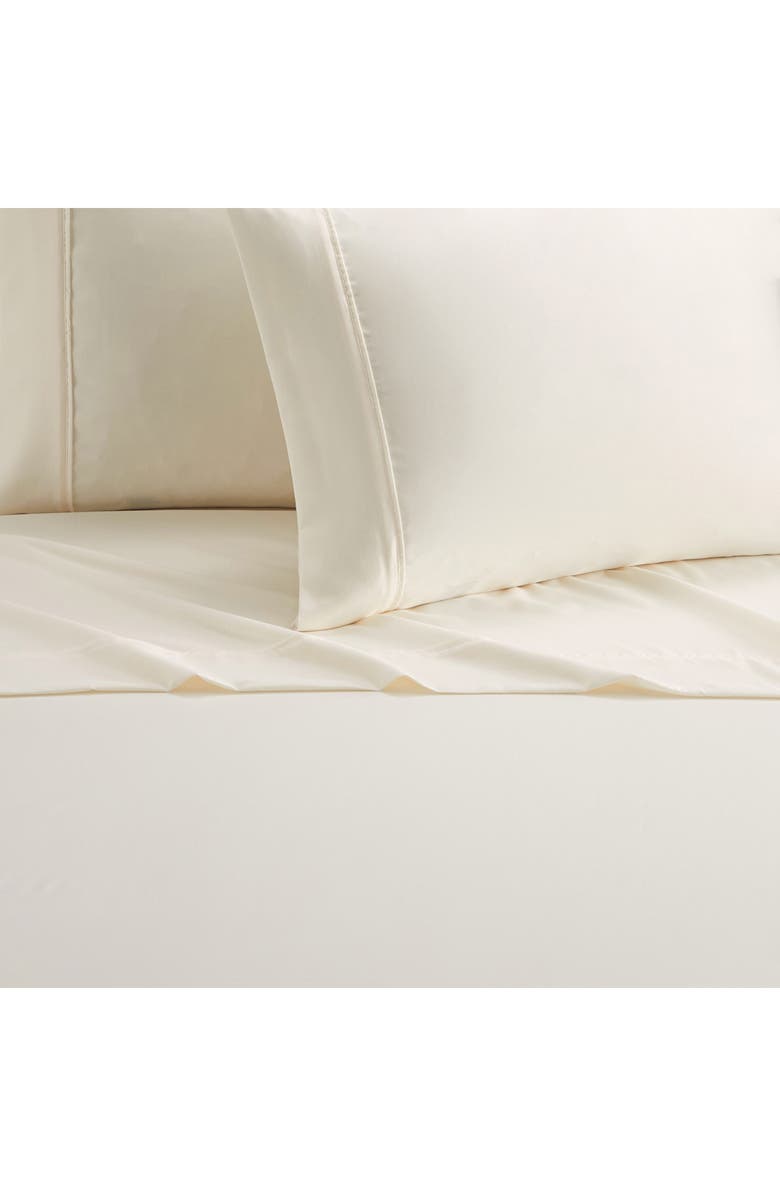 CHIC Ashton Solid Pipe Trim 4-Piece Sheet Set - King Size, Alternate, color,